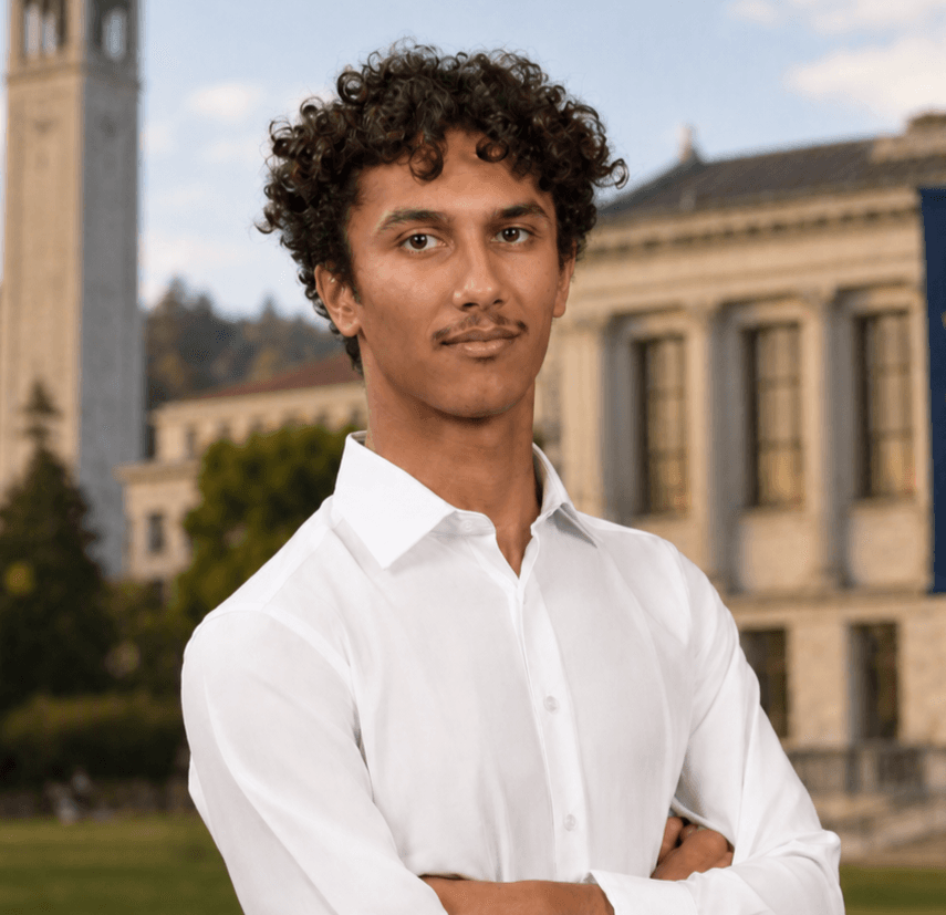 Portrait at UC Berkeley.