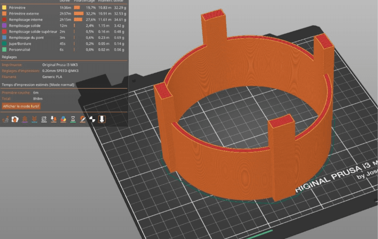 Polymer Speaker Design Study: prusa housing.