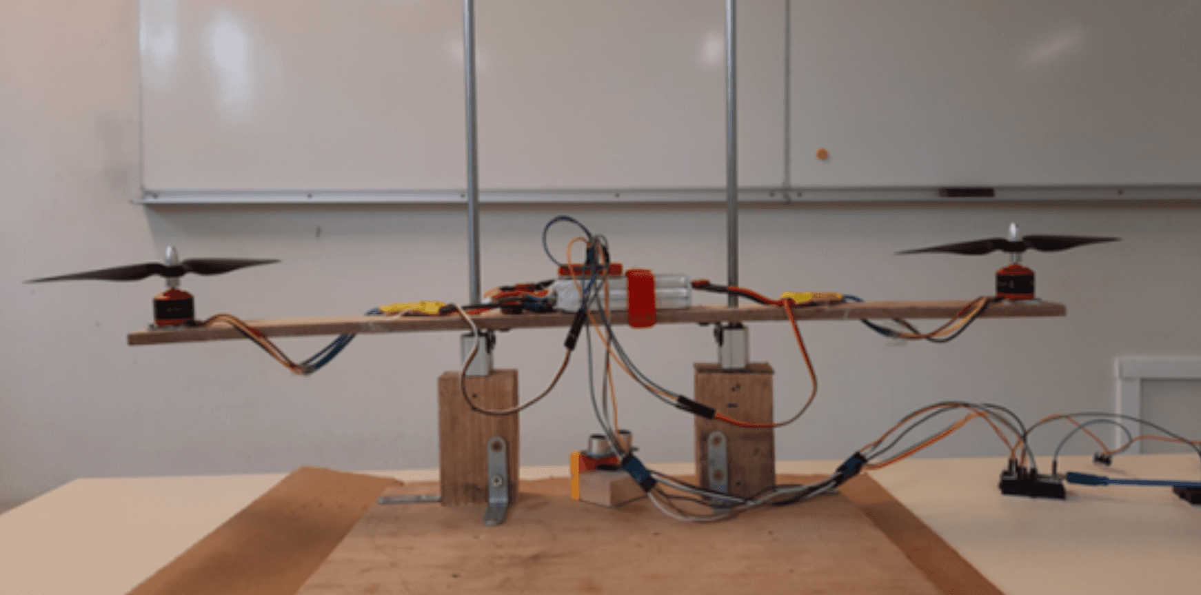 Drone Height Control by Thrust Axis: prototype drone.