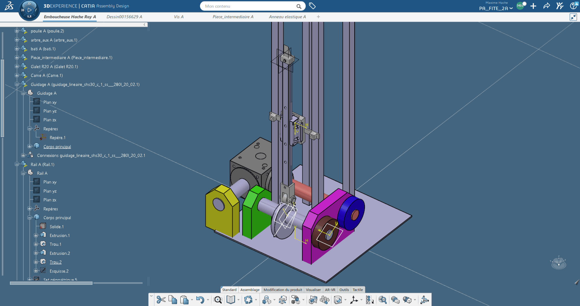 Corking Machine Cam Design: cad.
