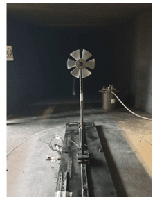 Hydraulic Turbine Design Study: test wind tunnel.