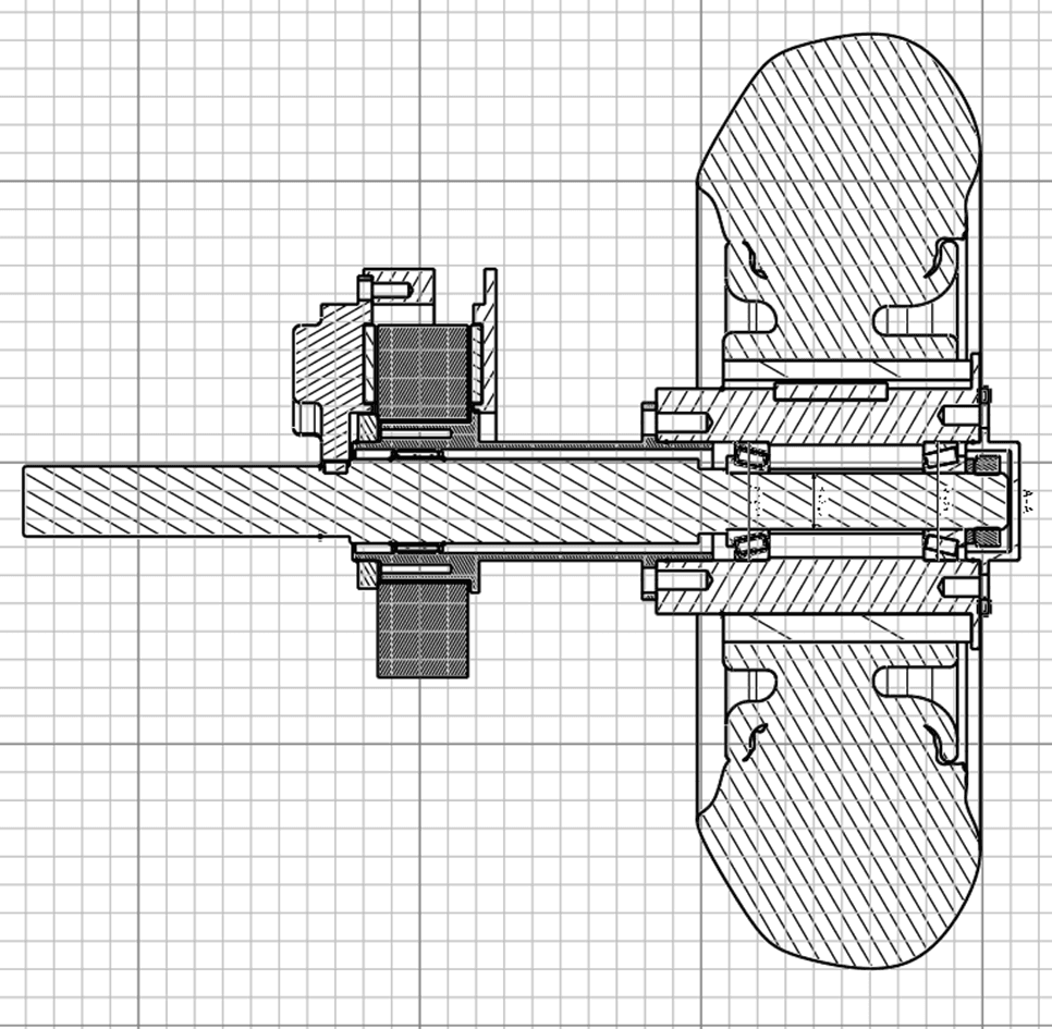 Light Aircraft Braking System: drawing technical.