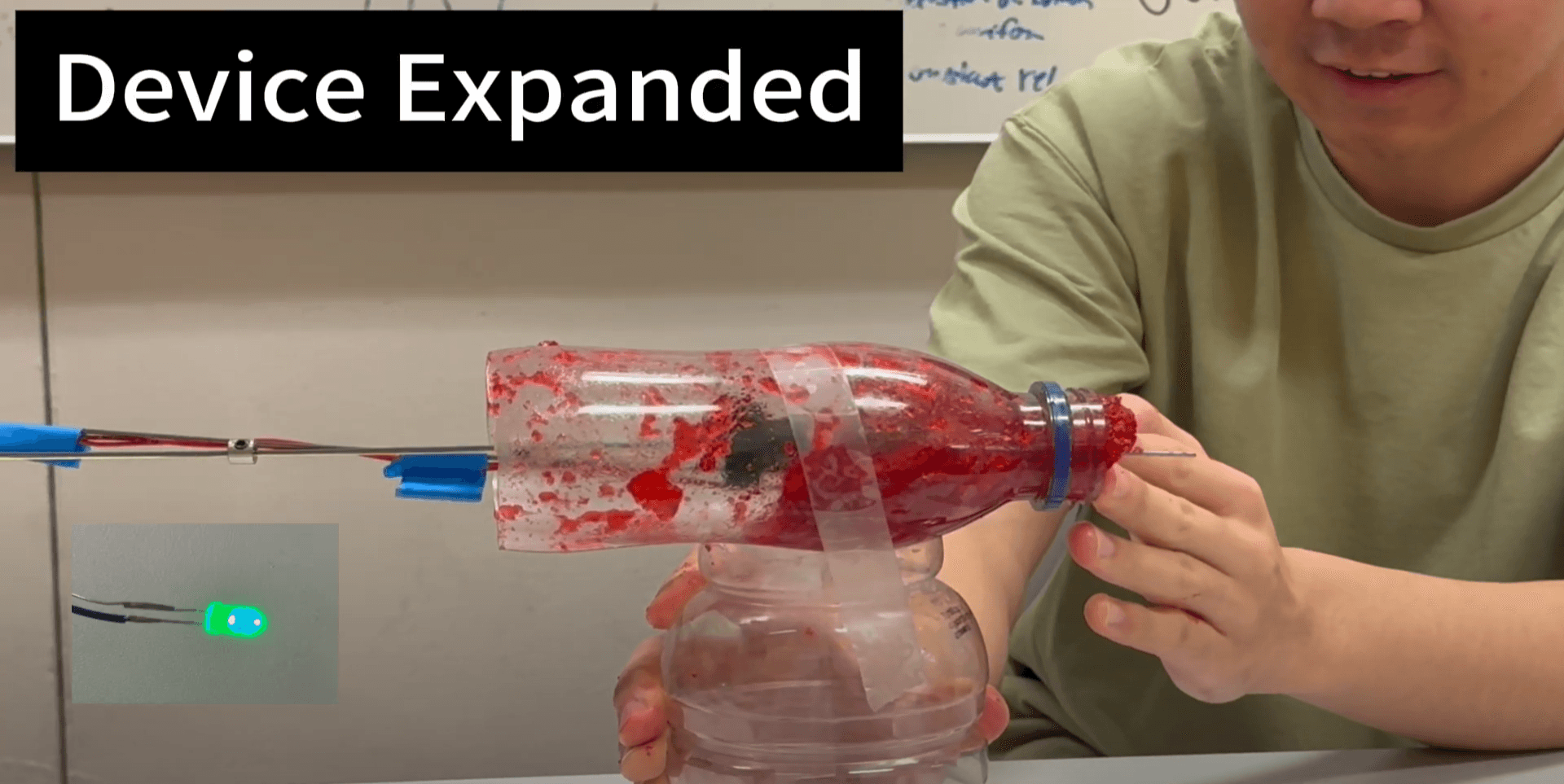 Morphing Thrombectomy Device: test.
