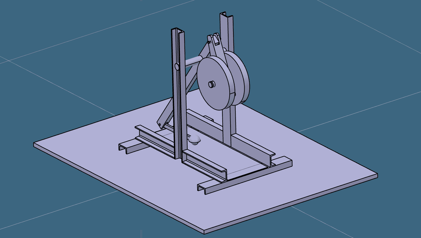 Trebuchet Design and Fabrication: cad.